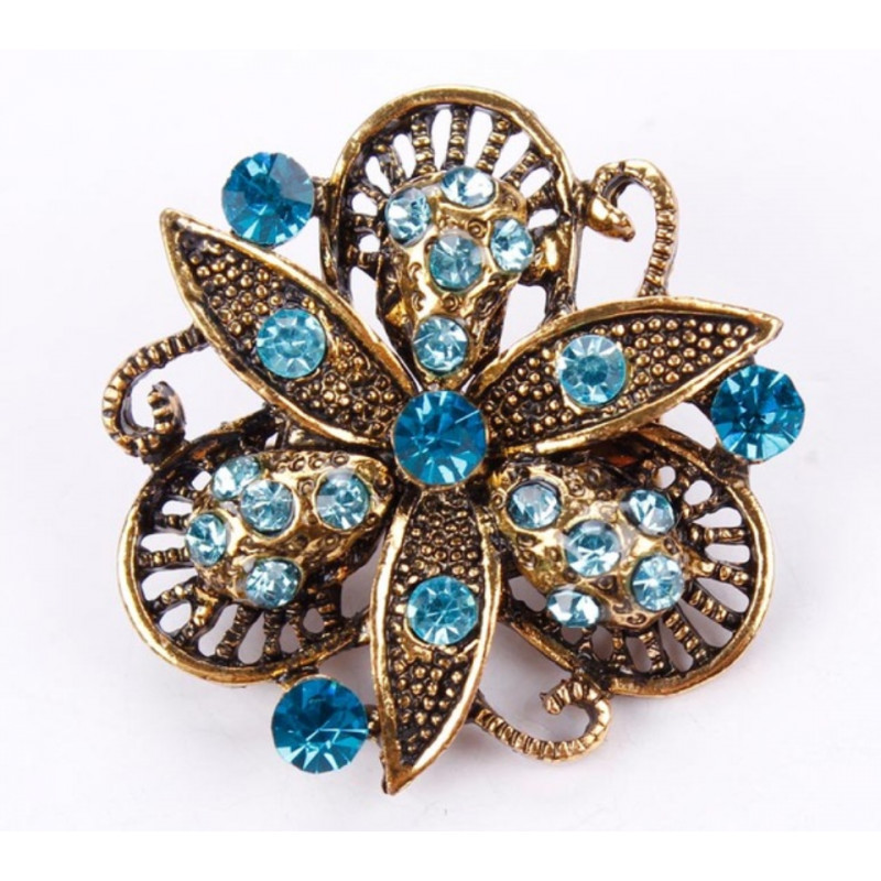 Sky Jewelry Брошь с ювелирным стеклом