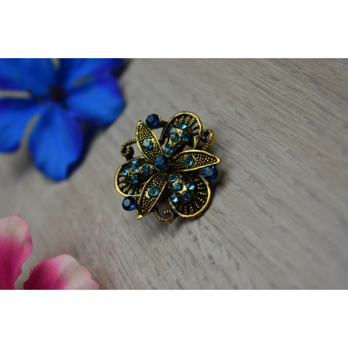 Sky Jewelry Брошь с ювелирным стеклом