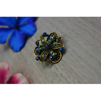 Sky Jewelry Брошь с ювелирным стеклом