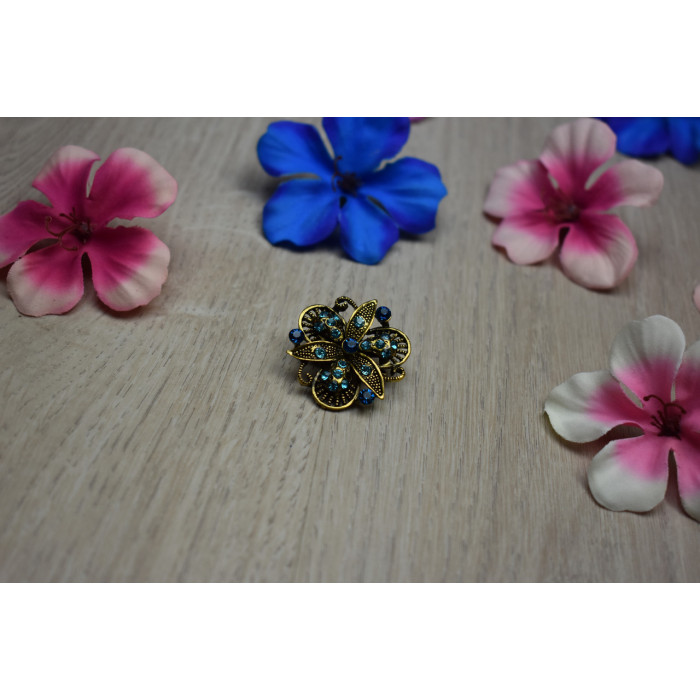 Sky Jewelry Брошь с ювелирным стеклом