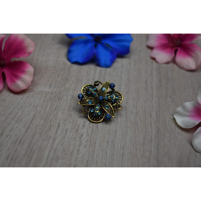 Sky Jewelry Брошь с ювелирным стеклом