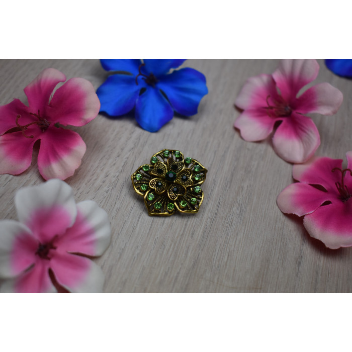 Sky Jewelry Брошь с ювелирным стеклом