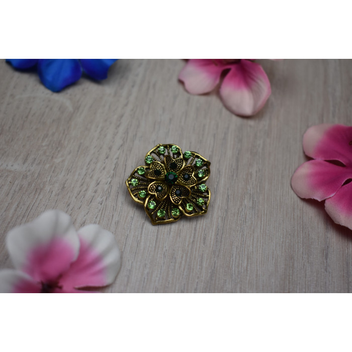 Sky Jewelry Брошь с ювелирным стеклом