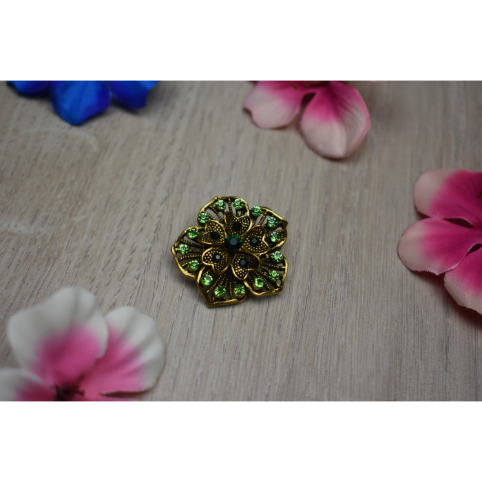 Sky Jewelry Брошь с ювелирным стеклом