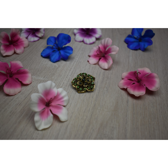 Sky Jewelry Брошь с ювелирным стеклом