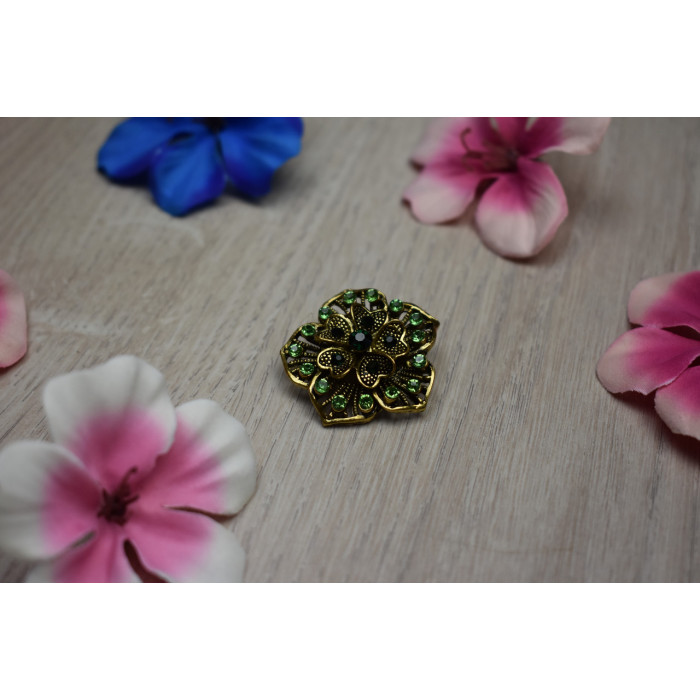 Sky Jewelry Брошь с ювелирным стеклом