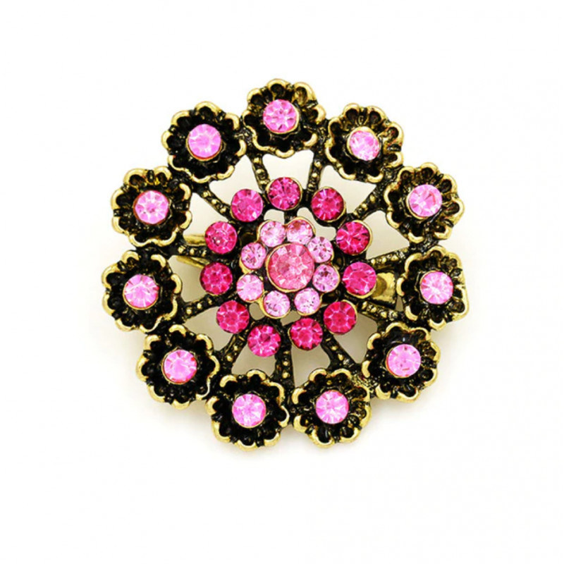 Sky Jewelry Брошь с ювелирным стеклом