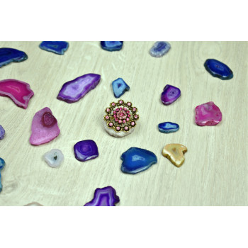 Sky Jewelry Брошь с ювелирным стеклом