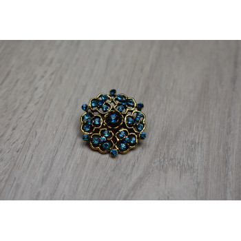 Sky Jewelry Брошь с ювелирным стеклом