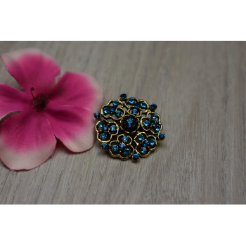 Sky Jewelry Брошь с ювелирным стеклом