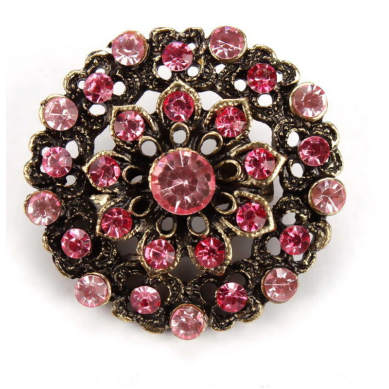 Sky Jewelry Брошь с ювелирным стеклом