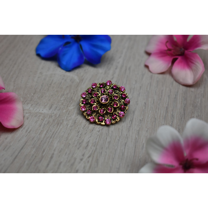 Sky Jewelry Брошь с ювелирным стеклом