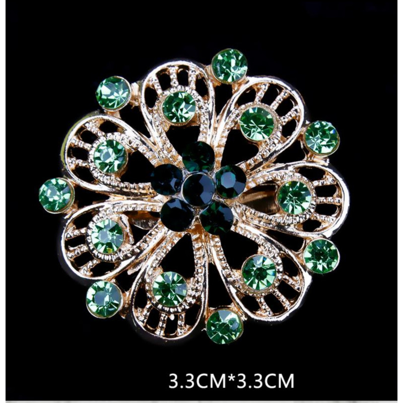 Sky Jewelry Брошка с ювелирным стеклом