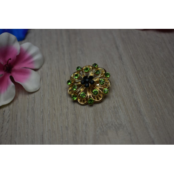 Sky Jewelry Брошка с ювелирным стеклом