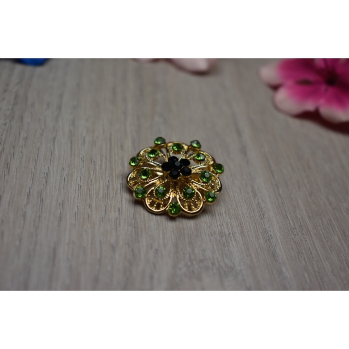 Sky Jewelry Брошка с ювелирным стеклом