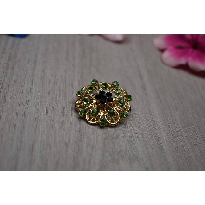 Sky Jewelry Брошка с ювелирным стеклом