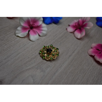 Sky Jewelry Брошка с ювелирным стеклом