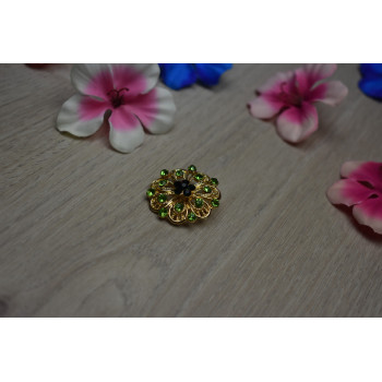 Sky Jewelry Брошка с ювелирным стеклом