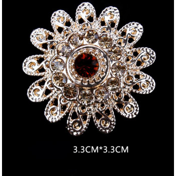 Sky Jewelry Брошь с ювелирным стеклом