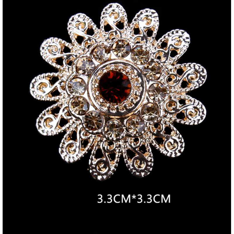 Sky Jewelry Брошь с ювелирным стеклом