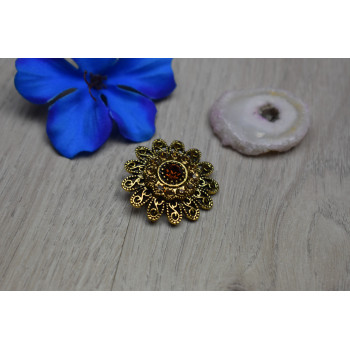 Sky Jewelry Брошь с ювелирным стеклом