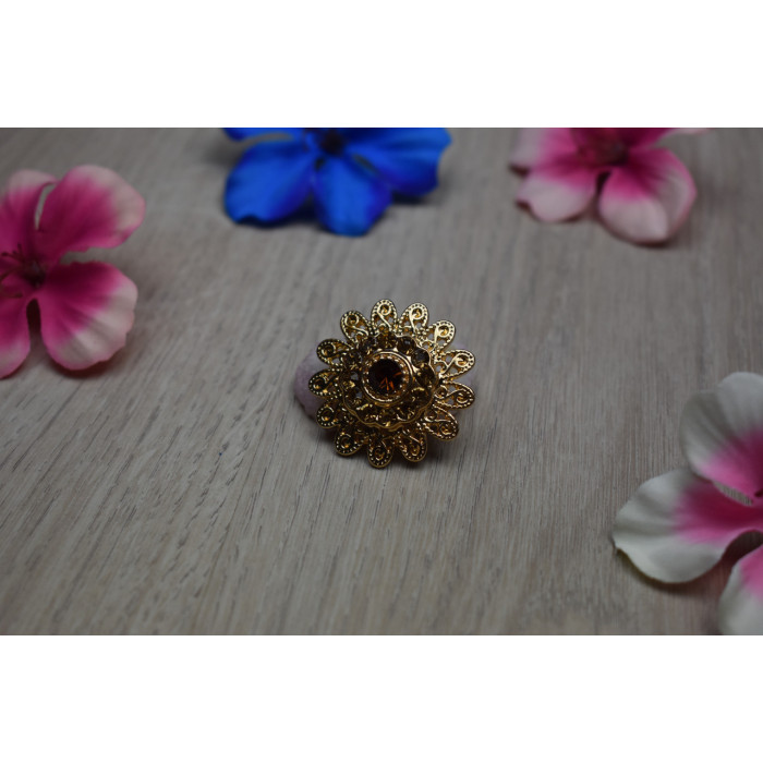 Sky Jewelry Брошь с ювелирным стеклом