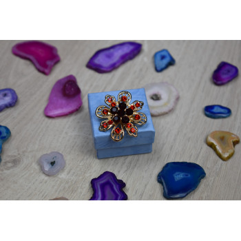 Sky Jewelry Брошь с ювелирным стеклом