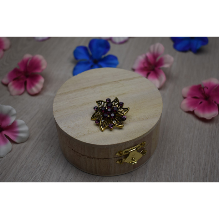 Sky Jewelry Брошь с ювелирным стеклом