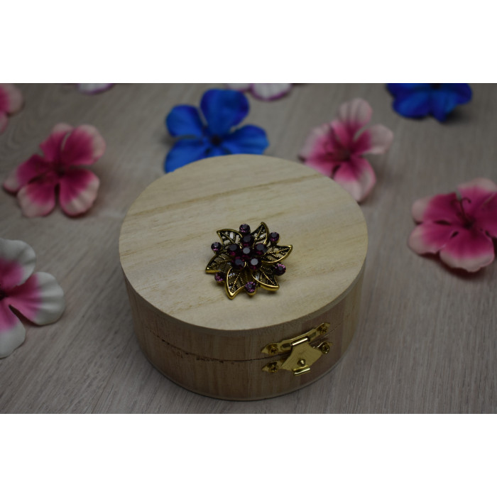 Sky Jewelry Брошь с ювелирным стеклом