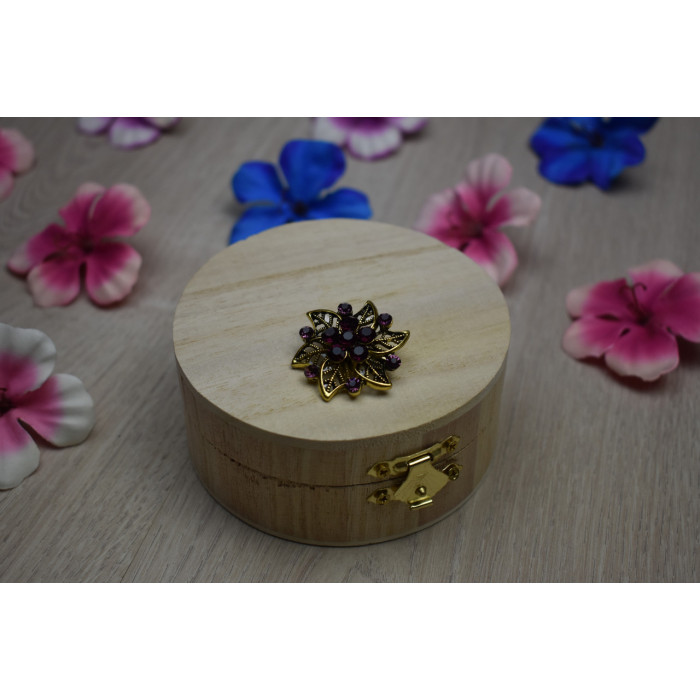 Sky Jewelry Брошь с ювелирным стеклом