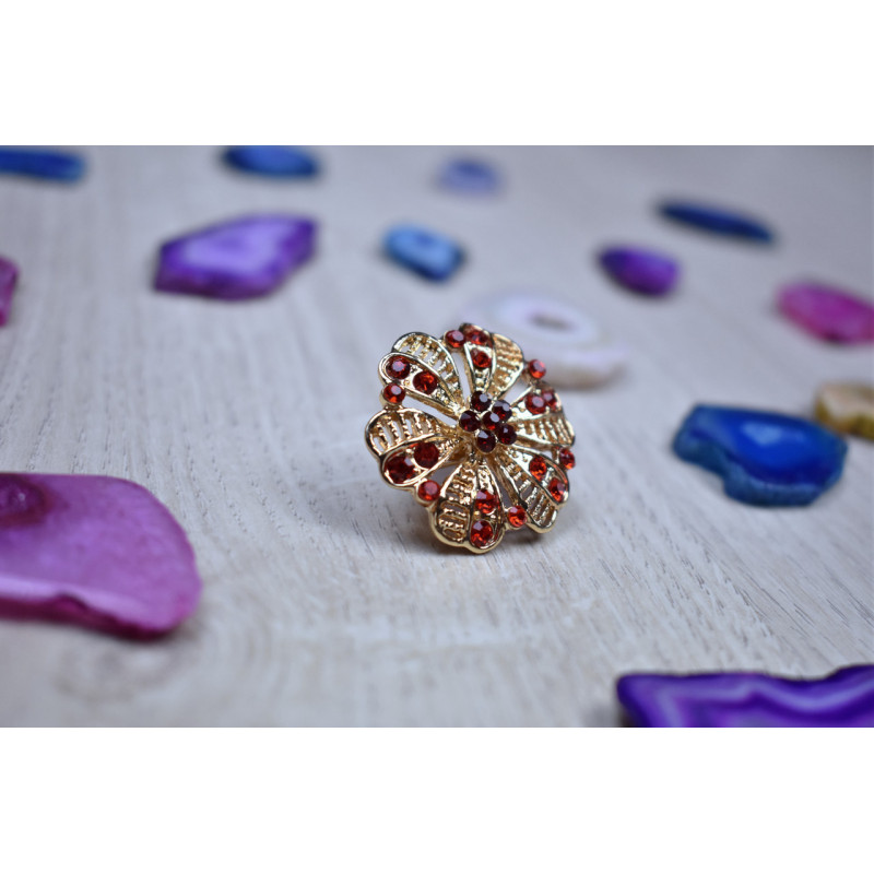 Sky Jewelry Брошка с ювелирным стеклом