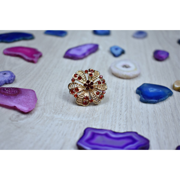 Sky Jewelry Брошка с ювелирным стеклом