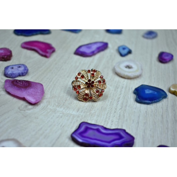 Sky Jewelry Брошка с ювелирным стеклом