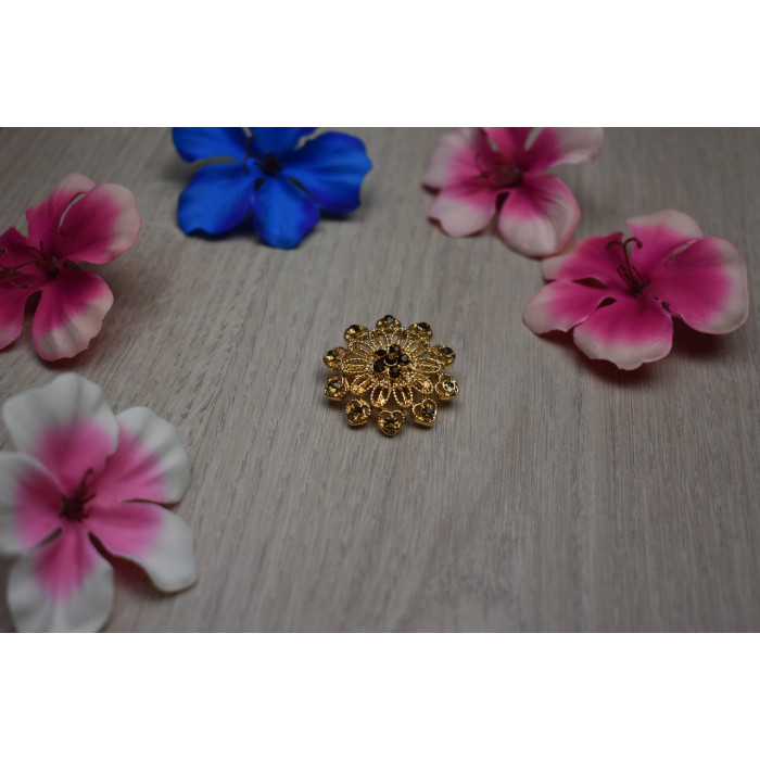 Sky Jewelry Брошка с ювелирным стеклом