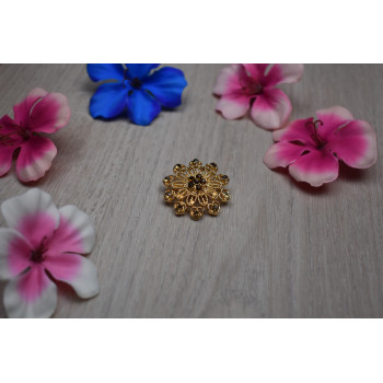 Sky Jewelry Брошка с ювелирным стеклом