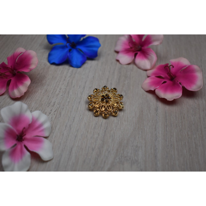 Sky Jewelry Брошка с ювелирным стеклом