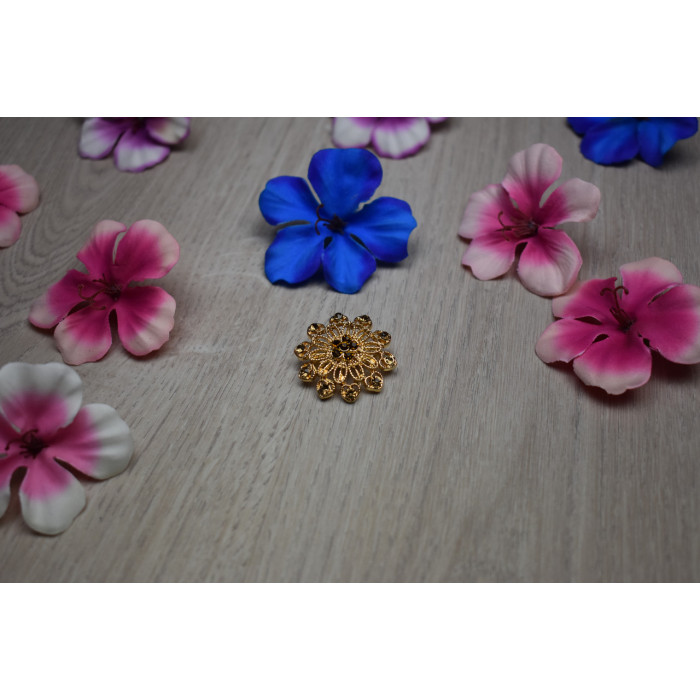 Sky Jewelry Брошка с ювелирным стеклом