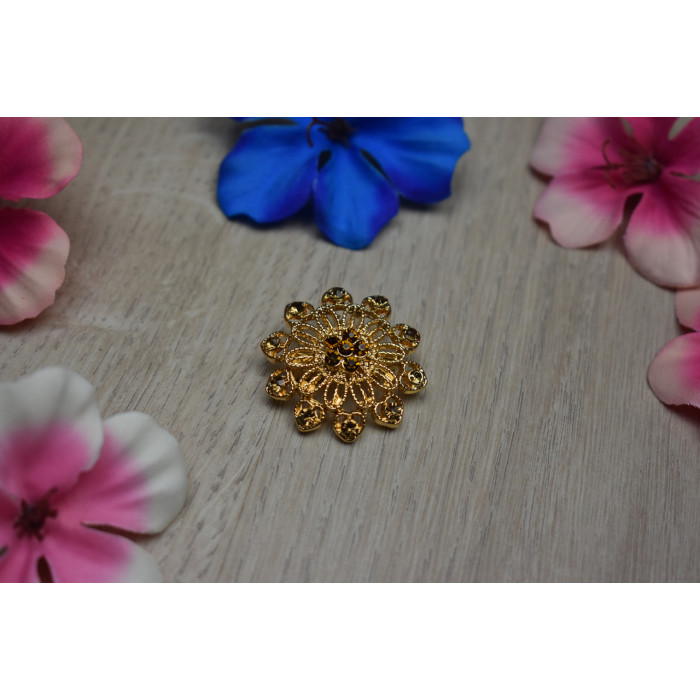 Sky Jewelry Брошка с ювелирным стеклом