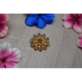 Sky Jewelry Брошка с ювелирным стеклом