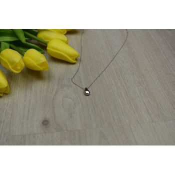 Sky Jewelry Серебряная цепочка с кулоном -  капля  925 проба