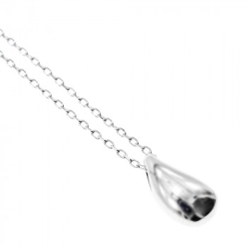Sky Jewelry Серебряная цепочка с кулоном -  капля  925 проба