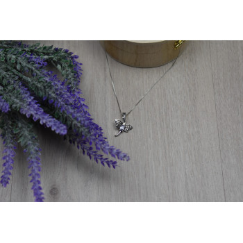 Sky Jewelry Серебряная цепочка с кулоном Стрекоза