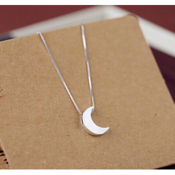 Sky Jewelry Серебряная цепочка с кулоном Луна