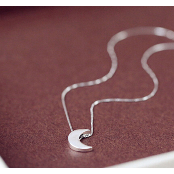 Sky Jewelry Серебряная цепочка с кулоном Луна