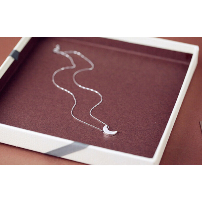 Sky Jewelry Серебряная цепочка с кулоном Луна