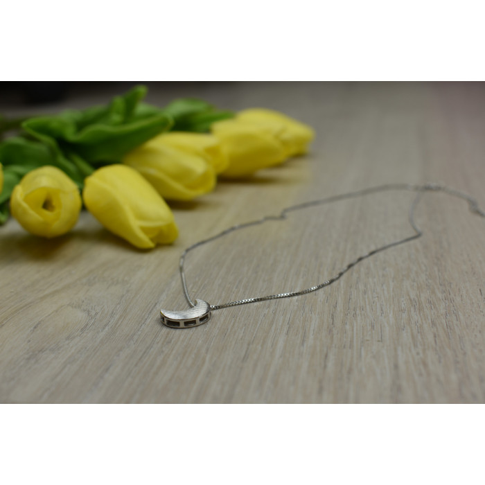 Sky Jewelry Серебряная цепочка с кулоном Луна
