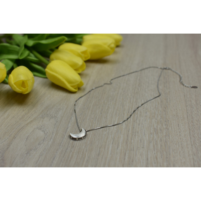 Sky Jewelry Серебряная цепочка с кулоном Луна