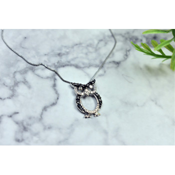 Sky Jewelry Золотая цепочка с кулоном Сова