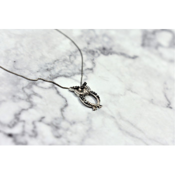 Sky Jewelry Золотая цепочка с кулоном Сова