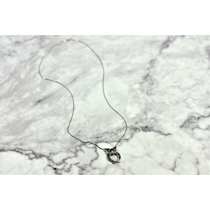 Sky Jewelry Золотая цепочка с кулоном Сова